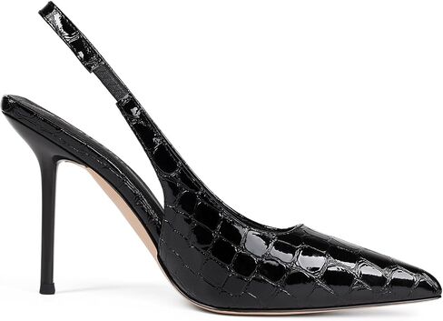 Pointed Toe Slingback Heels for Women High Stiletto Pumps Comfortable Closed Toe Backless Dress Shoes in Saudi Arabia