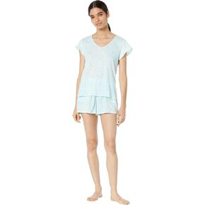 Splendid Women's Flutter T-Shirt and Short Set