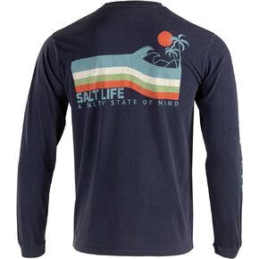 Salt Life Men's Standard Salty Swell Long Sleeve Classic Fit Shirt