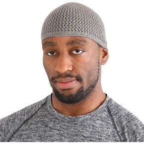 CHARM Silk Kufi Hat Skull Cap - Mens Beanie Hat Handmade in Japan Stretchy