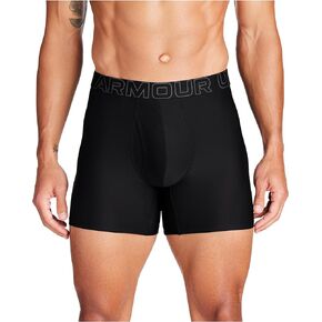 Under Armour Men's Tech 6-inch Boxerjock 1-Pack, Black Solid-Core, X-Large