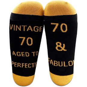 MBMSO 70 and Fabulous Socks 2 Paris 70 Years Old Birthday Socks Happy 70th Birthday Gifts