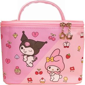 Kerr's Choice Kawaii Makeup Storage Box Cute Bunny Cosmetic Bag Kawaii Bunny Makeup Bag Cartoon Pencil Container in Kuwait