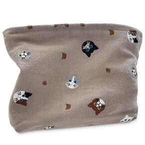 Makeup Bag - Large Capacity Travel Cosmetic Bag Black,With Separate Makeup Brush Compartment