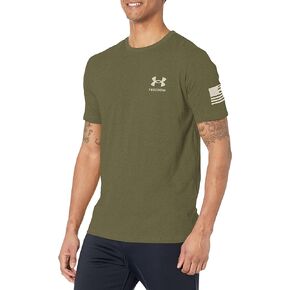 Under Armour Men's Freedom Graphic Short Sleeve T-Shirt, (390) Marine OD Green / / Desert Sand, XX-Large