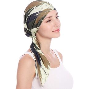 KINGREE Chemo Cap,Turban Headwear,Multi Function Headwrap and Chemo Hats for Hairloss