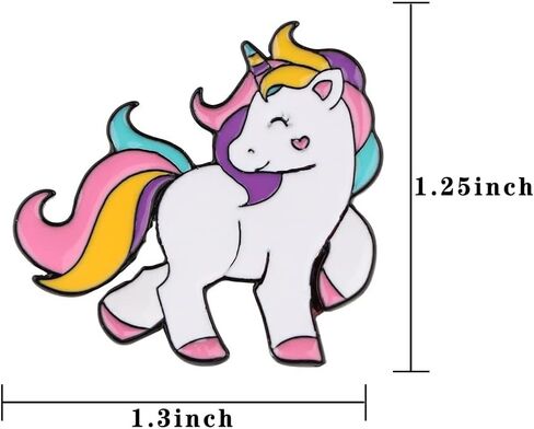 Unicorn Pins, Zinc Alloy Pin, TV movies Gifts Brooch for Boys, Girls and Women in Kuwait