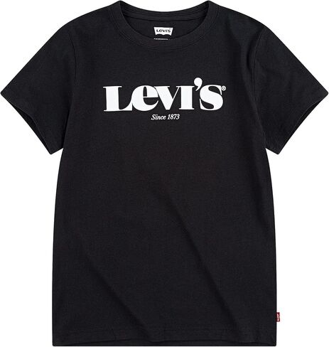 تي شيرت Levi's® للأولاد بأكمام قصيرة برسوم جرافيك (للأطفال الكبار) أسود XL (18-20 طفل كبير) in Kuwait