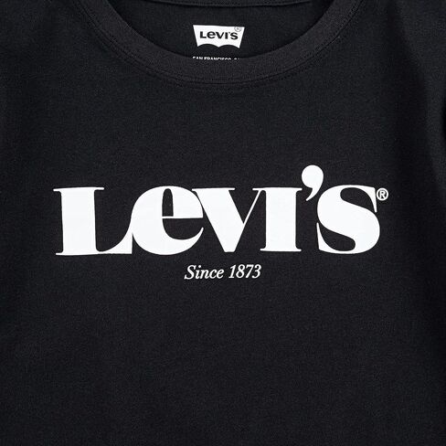 تي شيرت Levi's® للأولاد بأكمام قصيرة برسوم جرافيك (للأطفال الكبار) أسود XL (18-20 طفل كبير) in Kuwait