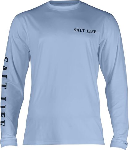 Salt Life Men's Rod and Gun Club Long Sleeve Lightweight Nanotex Performance Shirt in Saudi Arabia