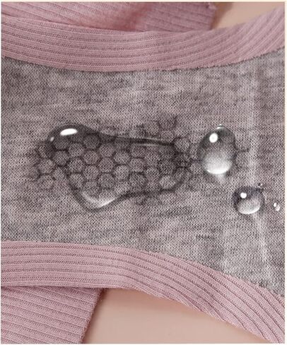 ملابس داخلية نسائية من القطن بيكيني لباس داخلي ناعم بتغطية خلفية كاملة سراويل داخلية نسائية بسلسلة مكونة من 4 قطع in Kuwait