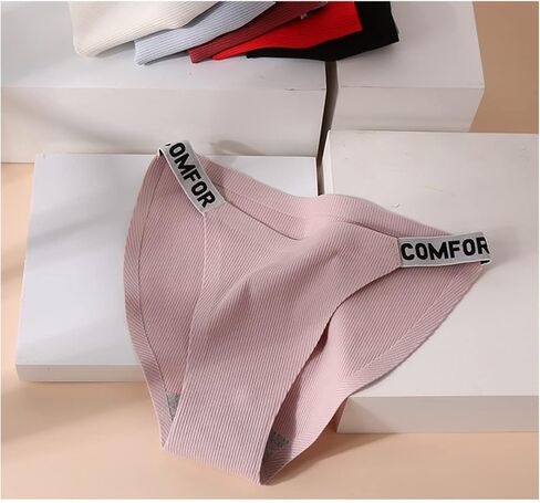 ملابس داخلية نسائية من القطن بيكيني لباس داخلي ناعم بتغطية خلفية كاملة سراويل داخلية نسائية بسلسلة مكونة من 4 قطع in Kuwait