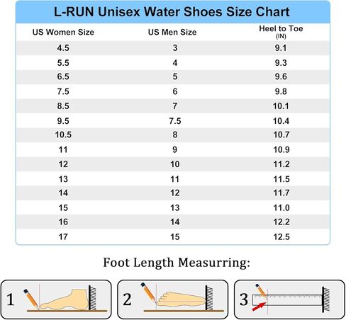 أحذية L-RUN الرياضية للمشي لمسافات طويلة على الماء، أحذية رياضية للشاطئ للسباحة عند أصابع القدم للنساء والرجال in Kuwait