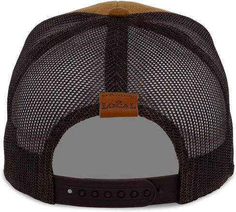 التيجان المحلية فو الجلد المدبوغ الرجعية وجهات النظر سائق شاحنة قبعة Snapback قابل للتعديل in Kuwait