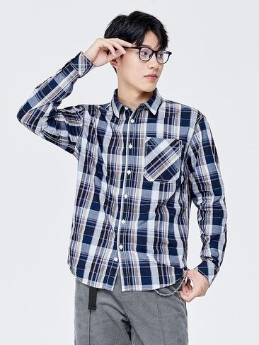 Semir Men Casual Long-Sleeved Striped Simple Button Down Shirt in Saudi Arabia