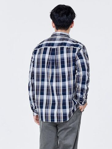 Semir Men Casual Long-Sleeved Striped Simple Button Down Shirt in Saudi Arabia