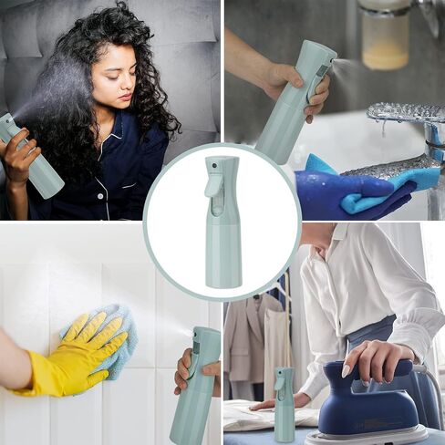 Zuhose Continuous Spray Bottle, 6.8OZ /200ML Hair Mister Spray Bottle, Mist Spray Bottle for Hair, Fine Mist Water Spray Bottle for Salons,Barber, Plants, Skin Care, Cleaning(Matte Pink,1 Pack) in Saudi Arabia