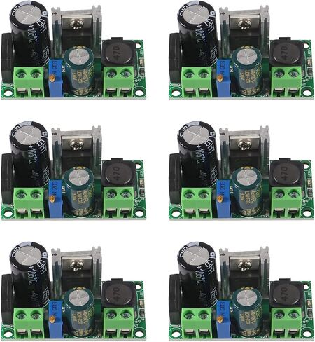 6pcs AC/DC to DC Step Down Buck Converter Voltage Regulator Power Supply Board 2A LM2596HV Converter Module in Saudi Arabia