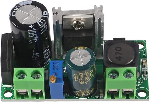 6pcs AC/DC to DC Step Down Buck Converter Voltage Regulator Power Supply Board 2A LM2596HV Converter Module in Saudi Arabia