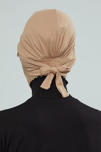 Instant Turban for Women's, 95% Cotton Bonnet, Head Wrap, Lightweight Headwear, Visor Cap in Kuwait