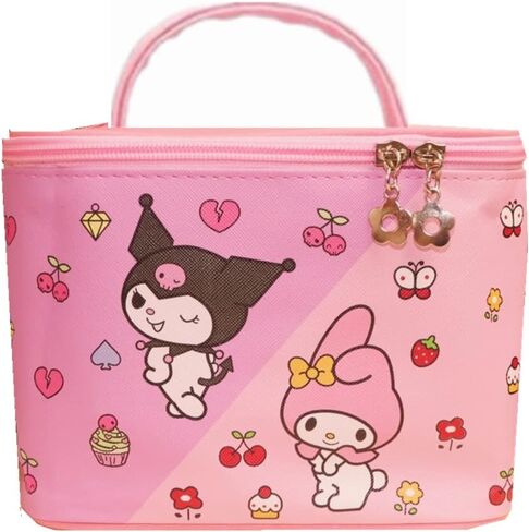 Kerr's Choice Kawaii Makeup Storage Box Cute Bunny Cosmetic Bag Kawaii Bunny Makeup Bag Cartoon Pencil Container in Kuwait