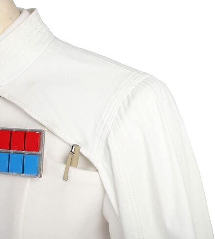 زي أورسون كرينيك للبالغين، بدلة المعركة، زي الضابط الإمبراطوري، عباءة بيضاء، مجموعة كاملة من ملابس الهالوين التنكرية in Kuwait