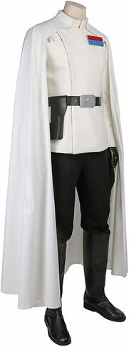 زي أورسون كرينيك للبالغين، بدلة المعركة، زي الضابط الإمبراطوري، عباءة بيضاء، مجموعة كاملة من ملابس الهالوين التنكرية in Kuwait