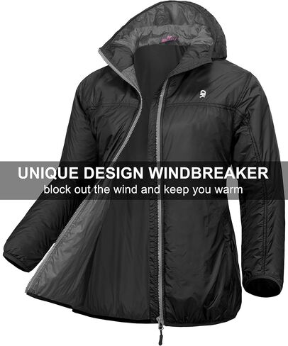 Little Donkey Andy Women's Packable Lightweight Running Jacket Water Resistant Hooded Windbreaker for Hiking Cycling Camping in Saudi Arabia