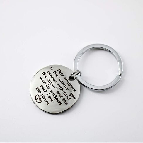 Hibetek Encouragement positive life Keychain Storm Keychain face difficulties Keychain in Saudi Arabia