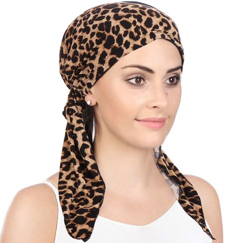 قبعة KINGREE Chemo Cap، أغطية رأس عمامة، غطاء رأس متعدد الوظائف وقبعات كيميائية لتساقط الشعر in Saudi Arabia