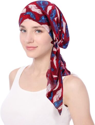 قبعة KINGREE Chemo Cap، أغطية رأس عمامة، غطاء رأس متعدد الوظائف وقبعات كيميائية لتساقط الشعر in Saudi Arabia