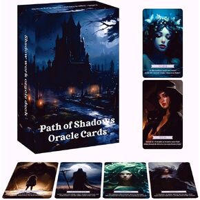 Path of Shadows Oracle Cards, Shadow Path Oracle Deck, Messages Oracle Cards from Your, Oracle Cards for Beginners, Guiding You Through The Hidden Corners of Your Psyche