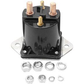 12V Golf Cart Solenoid for Club Car 1984-Up DS/04+ Precedent Gas Solenoid Clubcar Replaces Part Number:1013609, 1012275, 240-20013, 435-154