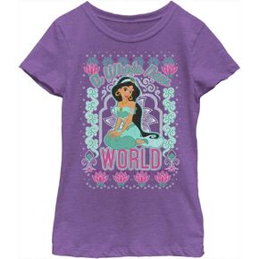 Disney Princesses Jamine a Whole New World Girls T-Shirt