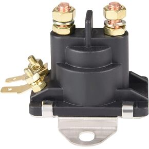 Power Trim Solenoid Switch 12V Starter 89-846070 89-94318 MerCruiser 89-96158T for Mercury Mariner Outboard Motors, Black