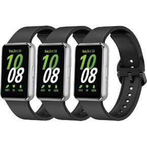3Pack Bands Compatible with Samsung Galaxy Fit3 Band Sport intended for Samsung Galaxy Fit 3 SM-R390 Smartwatch