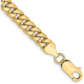 سوار من الذهب الأصفر عيار 14 قيراط مقاس 8 بوصة 6 ملم من سلسلة ميامي الكوبية مجوهرات راقية للنساء هدايا لها in Kuwait