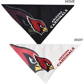 Littlearth Unisex-Adult NFL Arizona Cardinals Home and Away Pet Bandana Set, Team Color, Medium