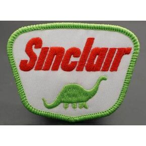 Sinclair Auto Centers Racing Logo Gas Oil Fuel Mechanic Car Classic Motorsports 3.1" Sew On Embroidered Patch for Clothing