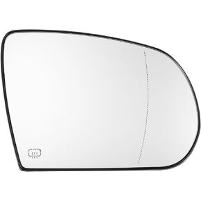 X AUTOHAUX Car Right Rearview Heated Side Mirror Glass for Jeep Cherokee 2014-2019 68228918AA 68228912AA Replacement Heated Mirror Glass with Backing Holder