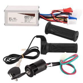 24V 250W Electric Scooters Controller Kit,Electric Bike Controller Kit with Throttle Twist Grip for Electric Scooters,Bike