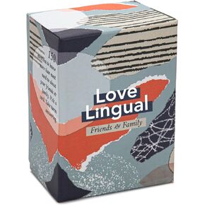 FLUYTCO Love Lingual: Friends & Family - Better Language for Better Love - 150 Conversation Starter Questions and Icebreakers - Relationship and Team Building Card Game