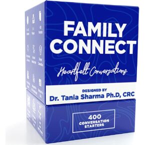 Life Sutra Family Connect - 400 Conversation Starters, Fun Games for Kid, Teens & Adults - Get to Know Each Other Better, Ideal for Game Night & Road Trips