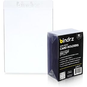 200 Semi Rigid Card Holder - 3 5/16" x 4 7/8" with a 1/2" Lip - PSA, BGS, SGC & CSG Grading Submission Sleeves Holders for CCG TCG MTG and Sports Cards (200)