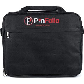 حقيبة عرض PinFolio Pro Pin، رياضية كبيرة ودفتر دبابيس ديزني مصمم للتخزين وسهولة التداول حتى 1000 دبوس مينا مقاس 1 بوصة