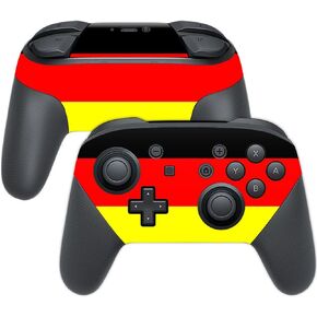 MightySkins Skin Compatible with Nintendo Switch Pro Controller - German Flag | Protective, Durable, and Unique Vinyl Decal wrap Cover | Easy to Apply, Remove, and Change Styles | Made in The USA