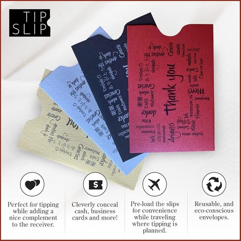 Tip Slips Gratuity Envelopes (Pack of 20, Thank You) in Saudi Arabia
