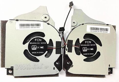 استبدال مروحة تبريد CPU+GPU متوافق مع Dell G5-5590 G7-7590 G7-7790 G5 5590 G7 7590 7790 P82F Series 006KT2+0C04TH DFSCK221151811 FL1J FM0C in Saudi Arabia