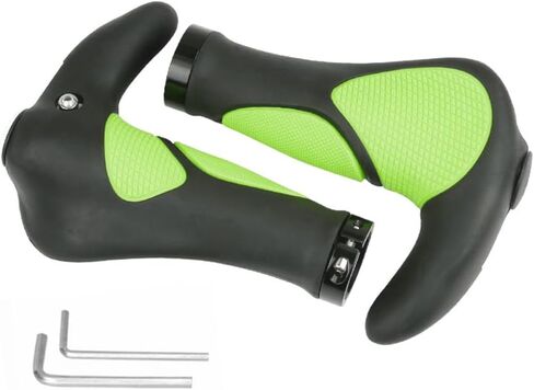 Bike Handlebar Grips,Ergonomic Design Double Lock On Bicycle Grips Widen Holding Rubber Bike Grips for MTB Bike Mountain Bike in Saudi Arabia