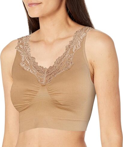 Rhonda Shear Women's Lace Trim Ahh Bra in Kuwait